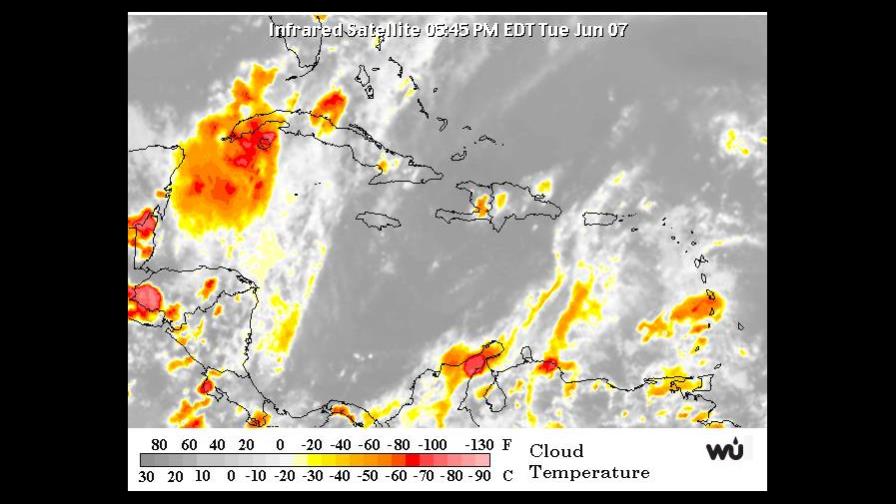 Meteorología vaticina aguaceros en lo que resta del día y para este miércoles 