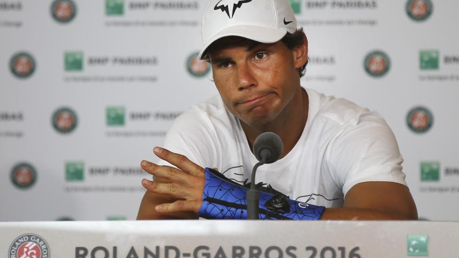Rafael Nadal anuncia que no jugará en Wimbledon por lesión de muñeca