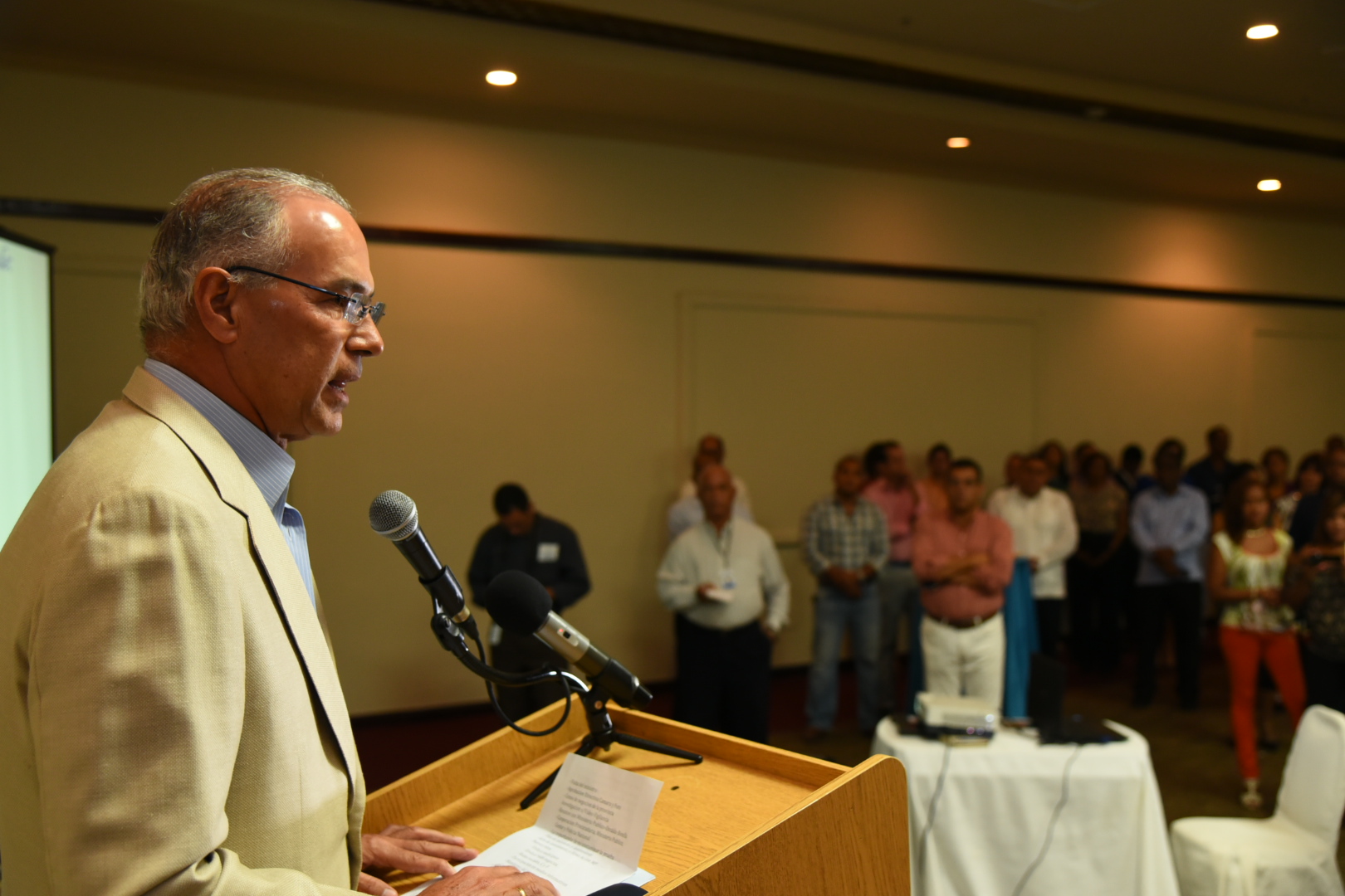 El coordinador de la Comisión Foro Empresarial de la Cámara de Comercio y Producción  de Puerto Plata, Maireni Bournigal.