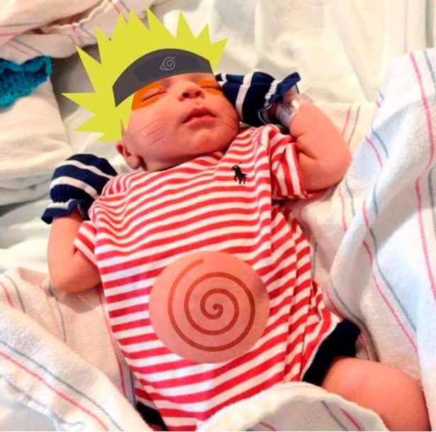 Naruto Scott Murphy es el primer niño estadounidense en recibir este nombre.