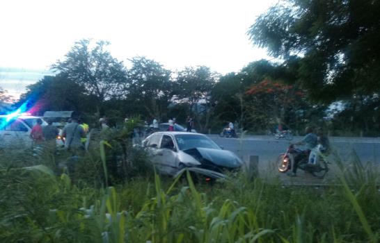 Humareda en la autopista 6 de Noviembre  provoca accidente 