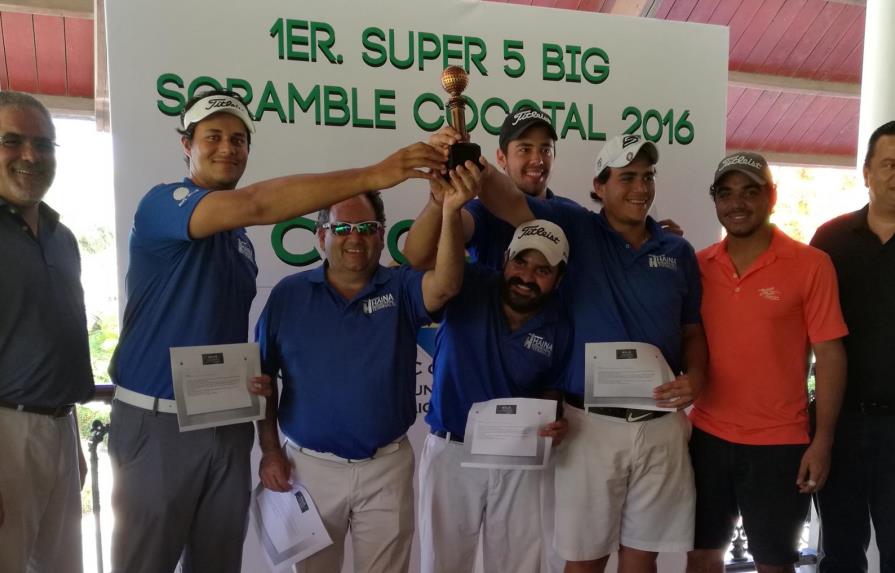 Haina International Terminals Golf Team gana “Super 5 Big Scramble COCOTAL”