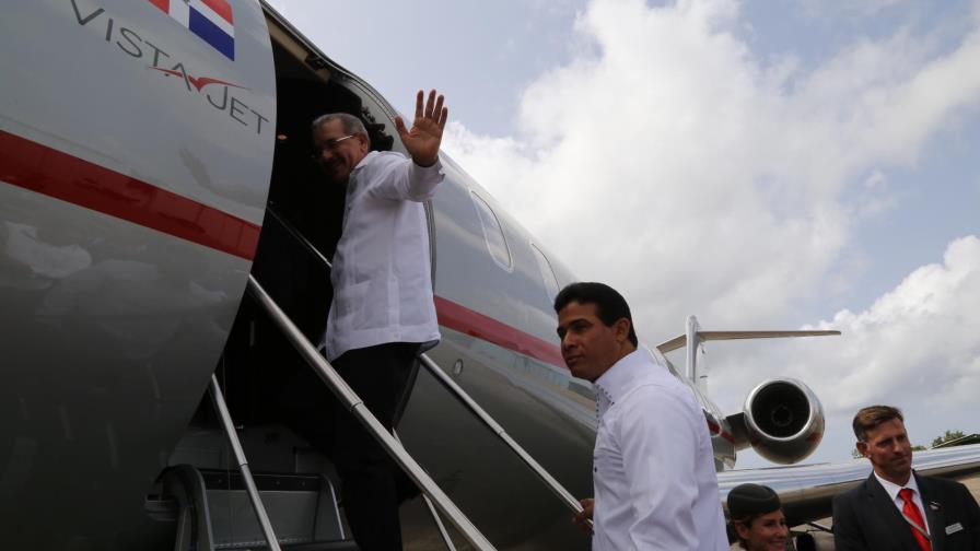 Presidente Medina salió esta mañana a la inauguración de la ampliación del Canal de Panamá