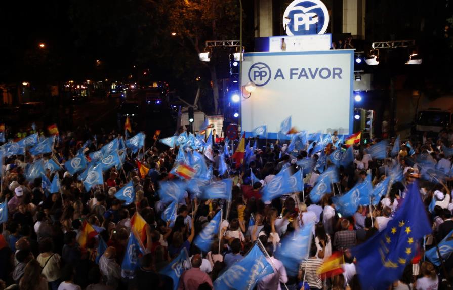 El Partido Popular español logra 136 escaños con el 90% de los votos contados