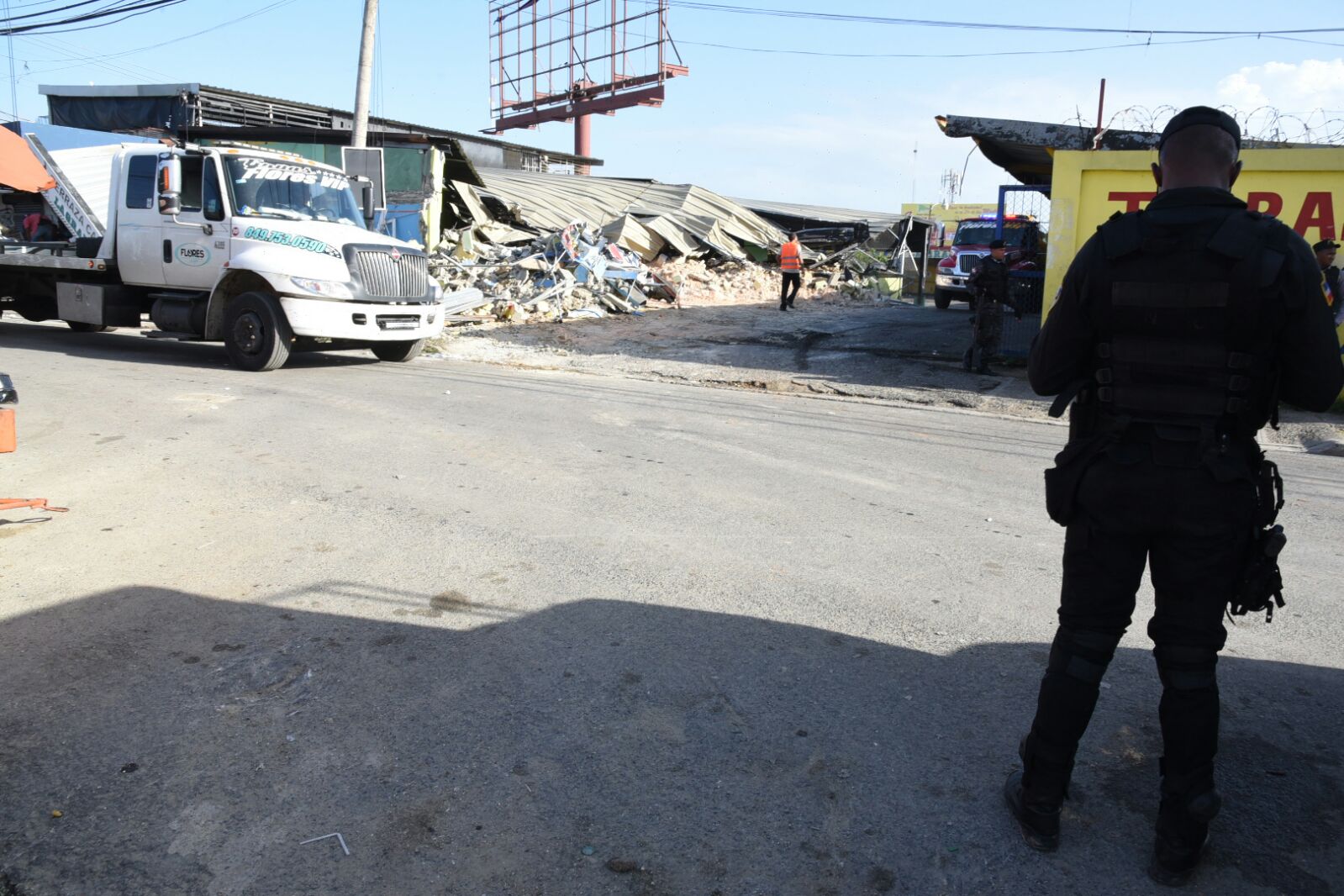 Negocios desalojados