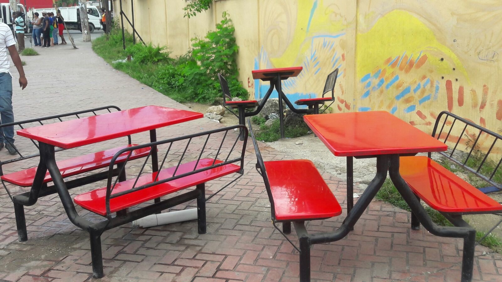 Parte de los bienes del negocio chino. 