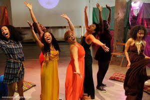 El elenco de la obra