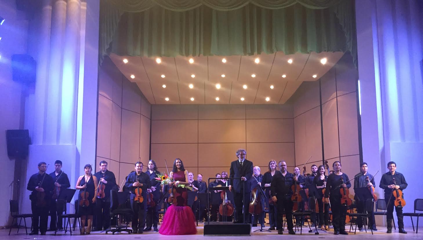 La violinista dominicana Aisha