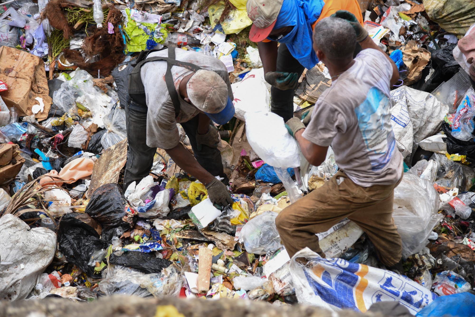 Los hombres se agrupan en su búsqueda.