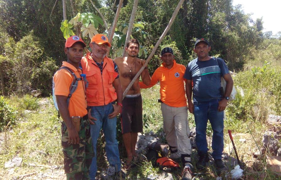 Defensa Civil rescata a un turista brasileño que estaba desaparecido 