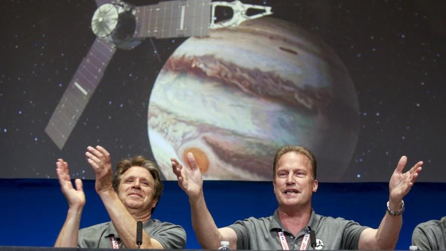 Audio: Los sonidos que captó la sonda Juno mientras se ponía en órbita en Jupiter