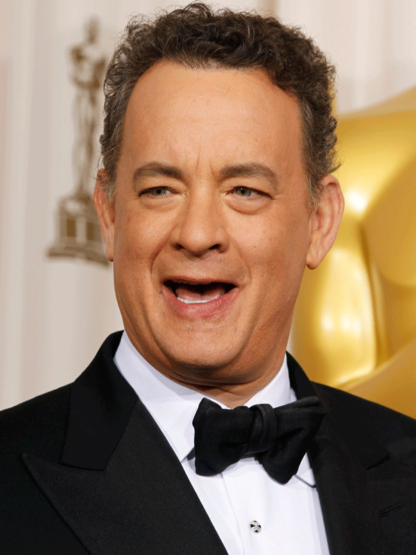 Tom Hanks en una de las entregas de los Óscar
