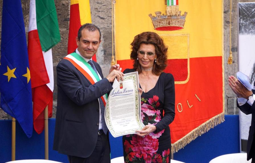 Sophia Loren es nombrada “ciudadana de honor” por la alcaldía de Nápoles