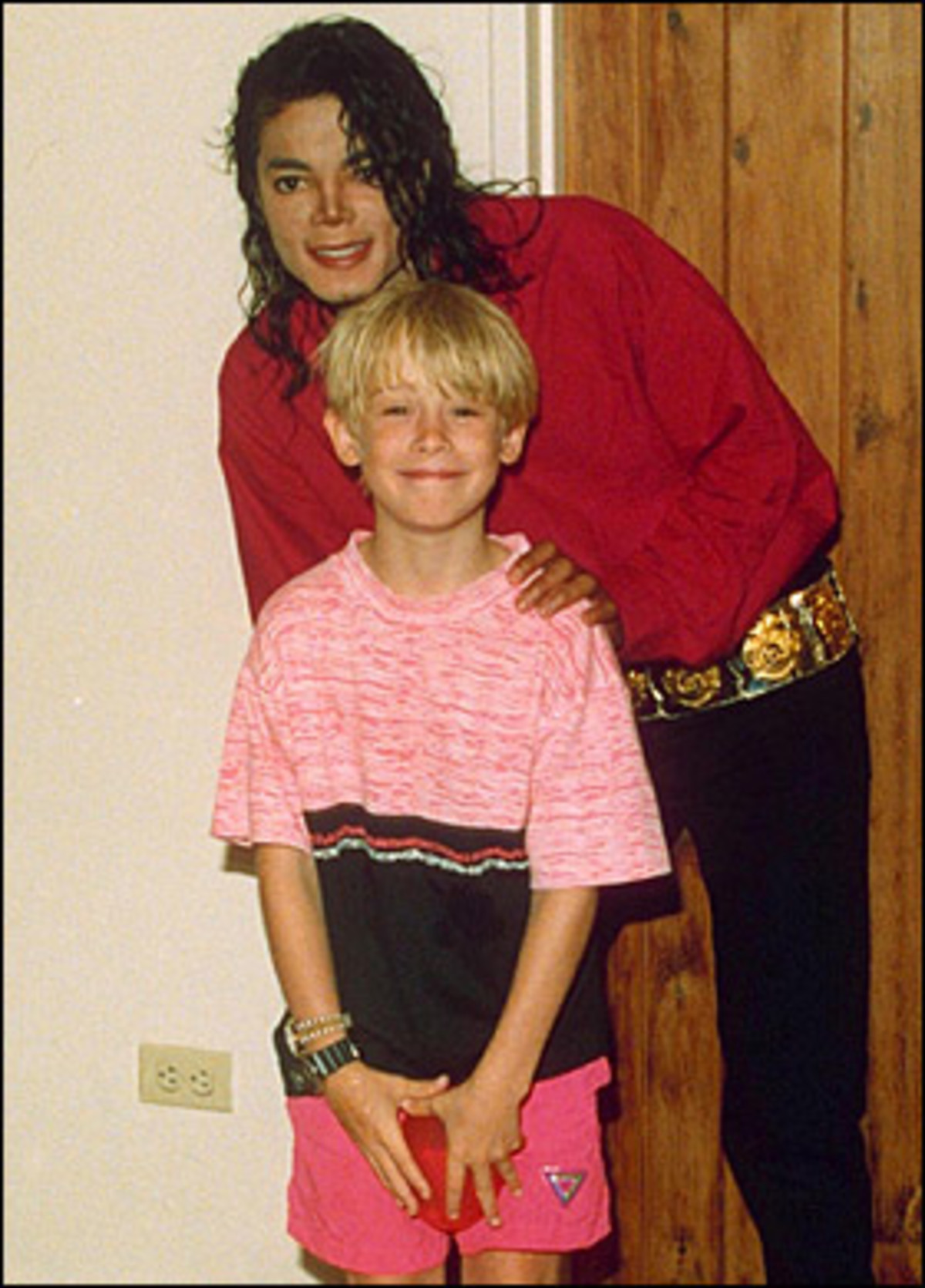 Michael Jackson y Macaulay Culkin