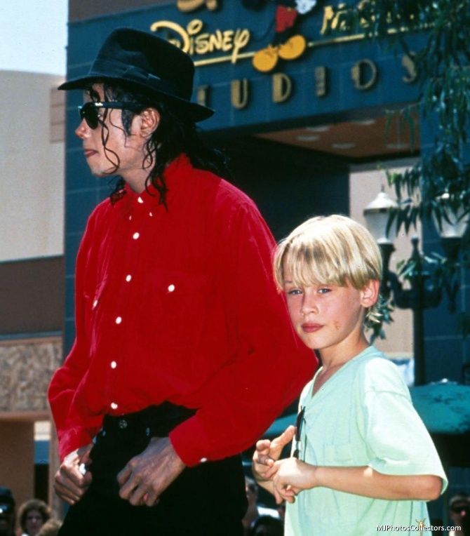 Michael Jackson y Macaulay Culkin