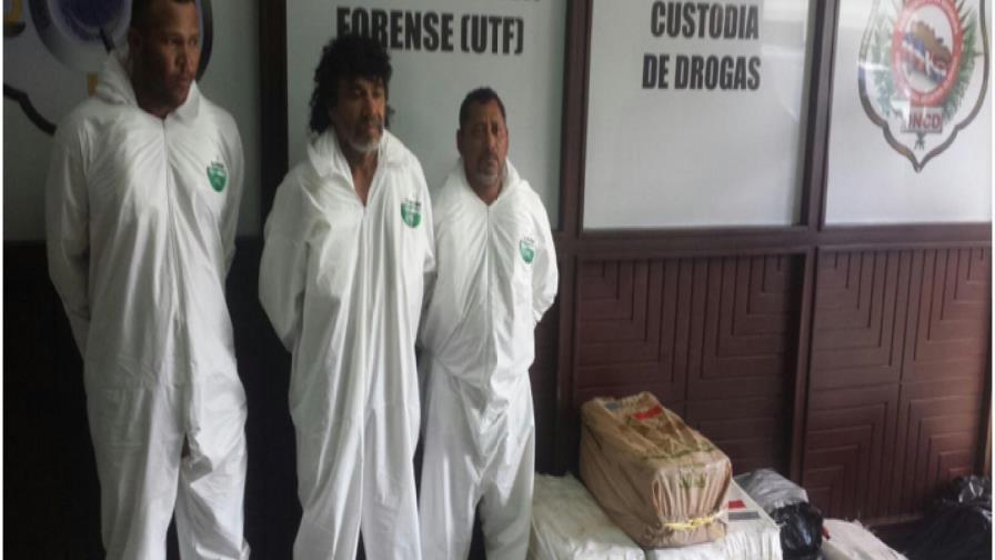 DNCD colabora en decomiso de droga y captura de tres narcos sudamericanos