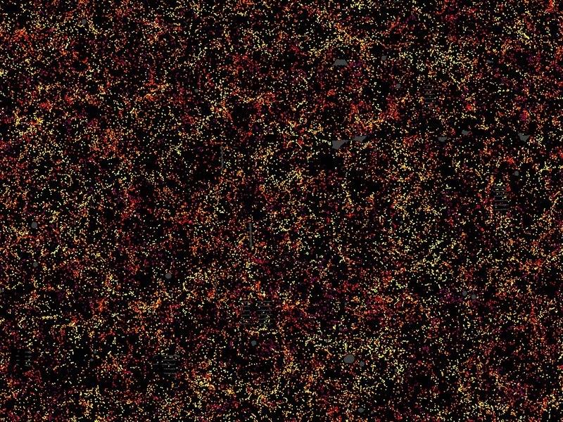 Astrofísicos del Max Planck presentan mapa en 3D de 1,2 millones de galaxias