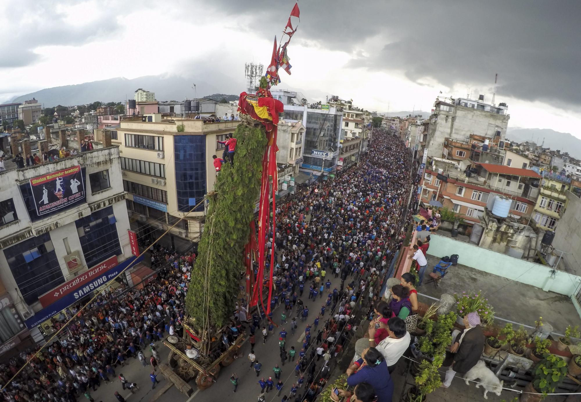Festival hindú en Nepal