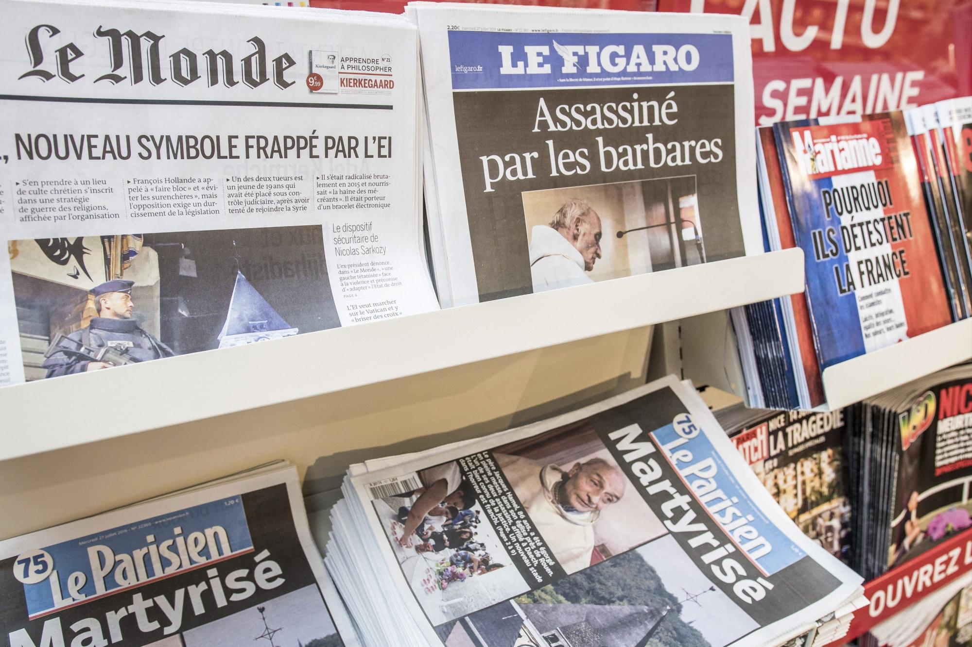 Prensa francesa reseña ataque a iglesia