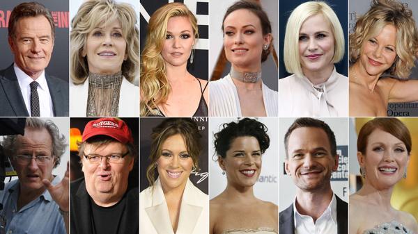 Más de cien artistas de Hollywood y músicos firman manifiesto contra Trump 