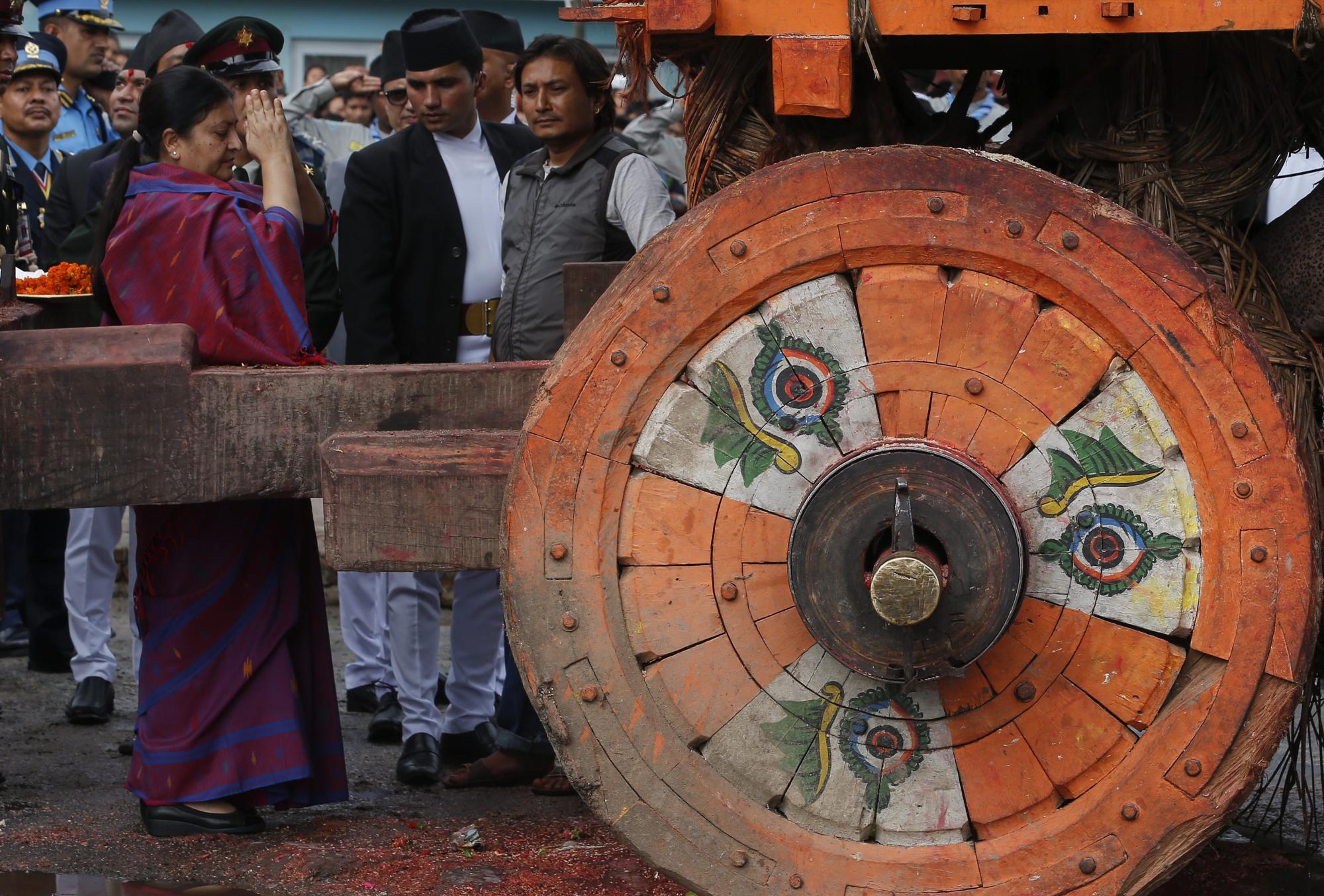 Festival del “Rato Machhindranath” en Nepal