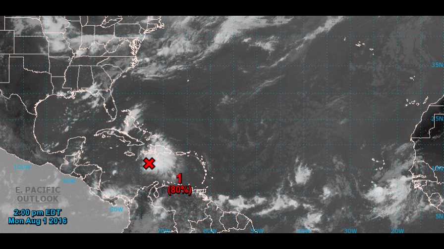 Onda tropical podría convertirse en tormenta esta noche Onda tropical podría convertirse en tormenta esta noche