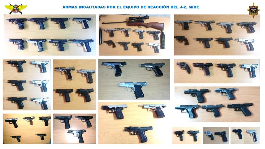 Ministerio de Defensa se incauta de 61 armas de fuego por vencimiento de la licencia