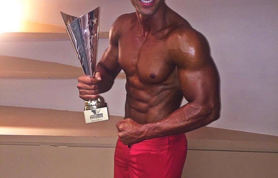 Ostwal González fue segundo en el concurso fitness 