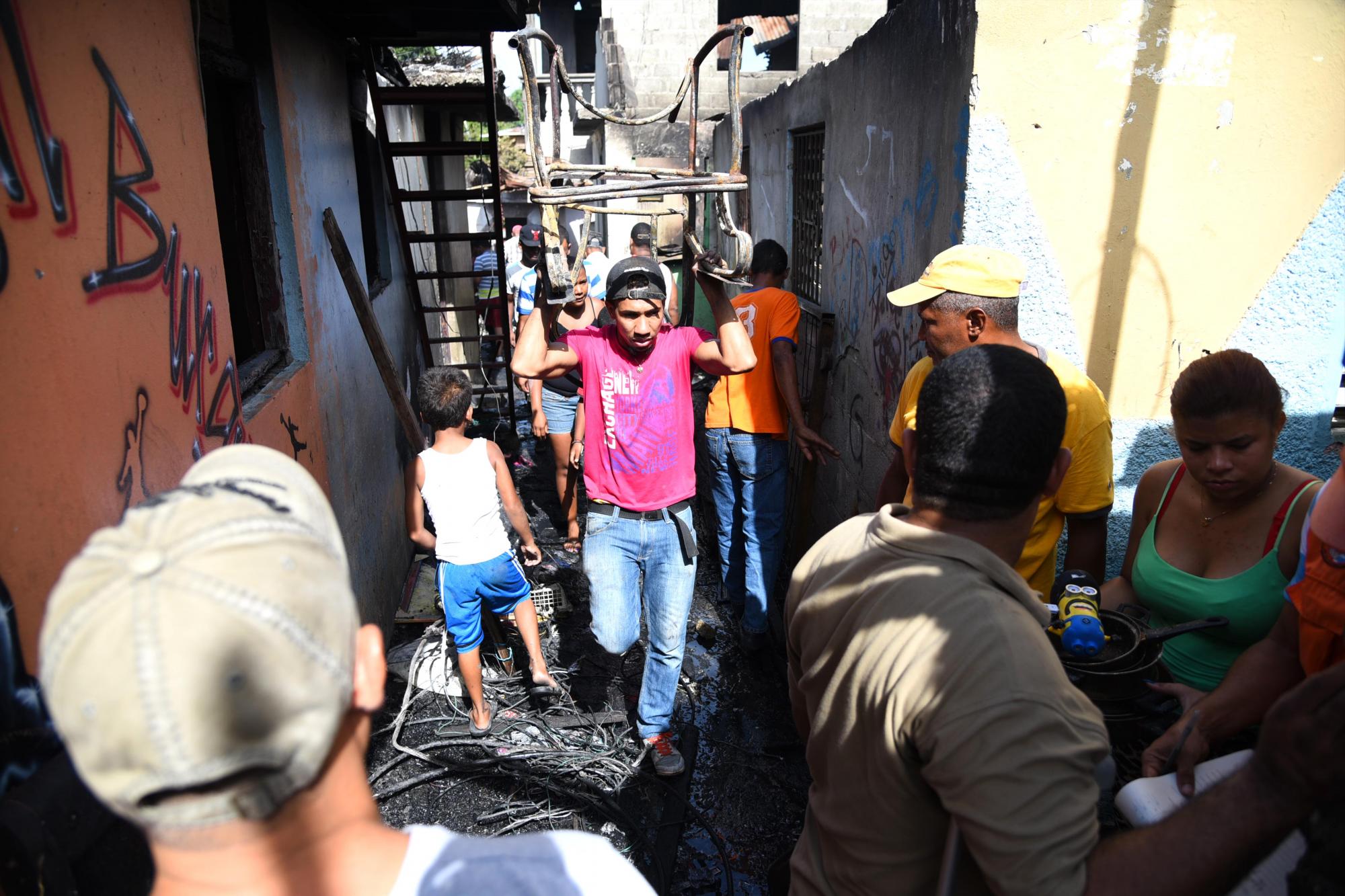 Lugar de la tragedia.