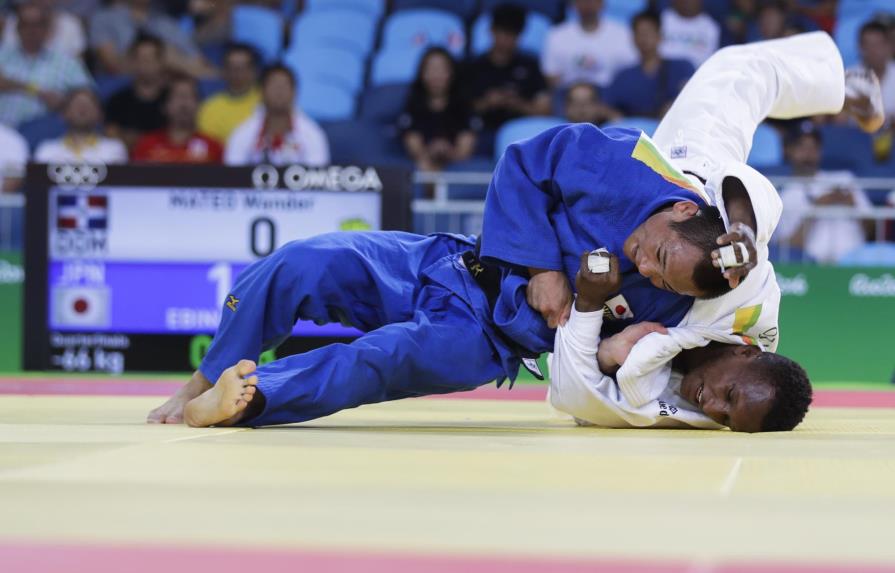 El judoca dominicano Wander Mateo llegó séptimo en los 66 kilos