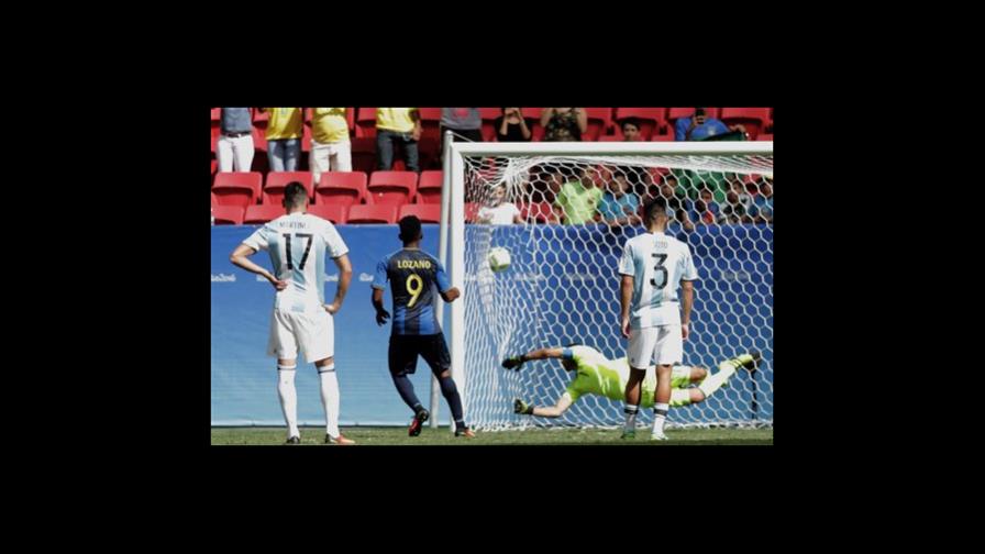 Argentina fuera, Honduras avanza en fútbol olímpico 
