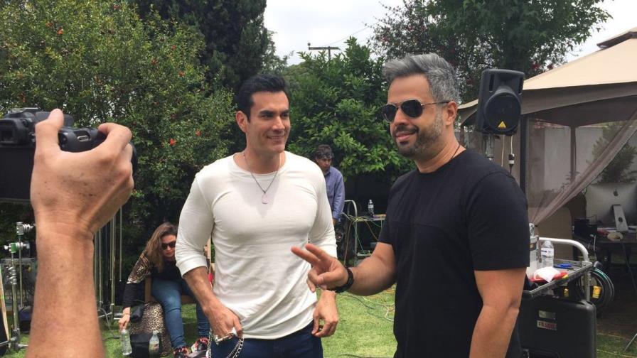 Daniel Santacruz graba vídeo de bachata con el actor mexicano David Zepeda 