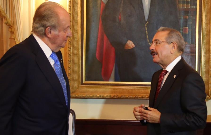 Presidente Medina recibe al rey emérito de España, Juan Carlos I