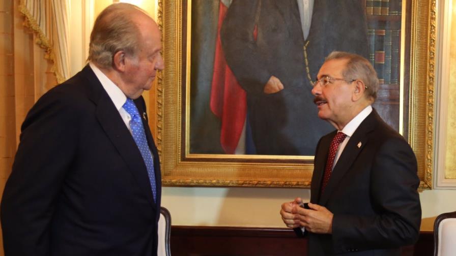 Presidente Medina recibe al rey emérito de España, Juan Carlos I Presidente Medina recibe al rey emérito de España, Juan Carlos I