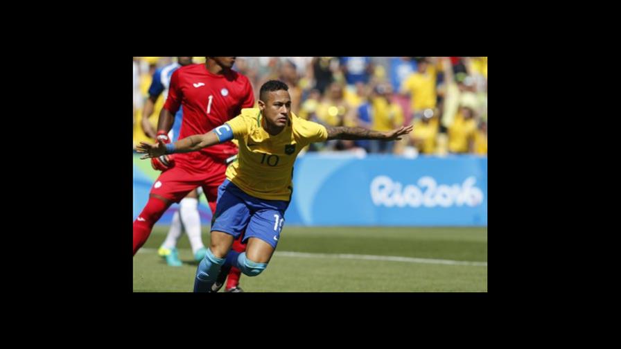 Neymar anota gol más rápido en los Juegos Olímpicos Río-2016