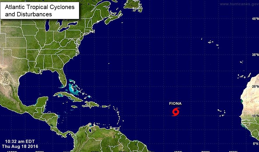Tormenta tropical Fiona gana fuerza en el Atlántico 