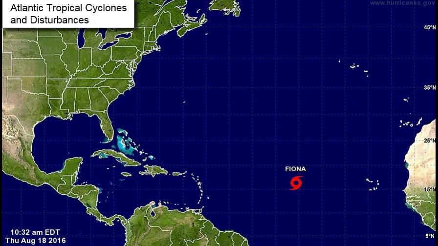 Tormenta tropical Fiona gana fuerza en el Atlántico 