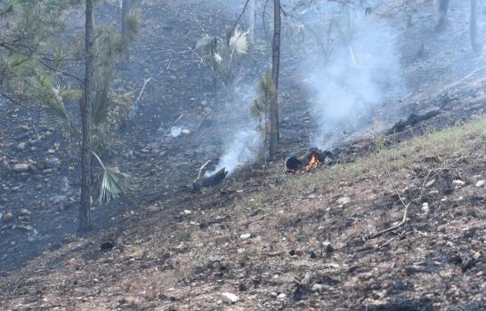 Incendio forestal consume 800 tareas de bosque en Sajoma