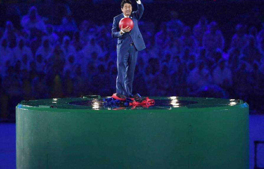 Primer ministro japonés se disfrazó de Mario Bros durante la clausura de los Juegos de Rïo