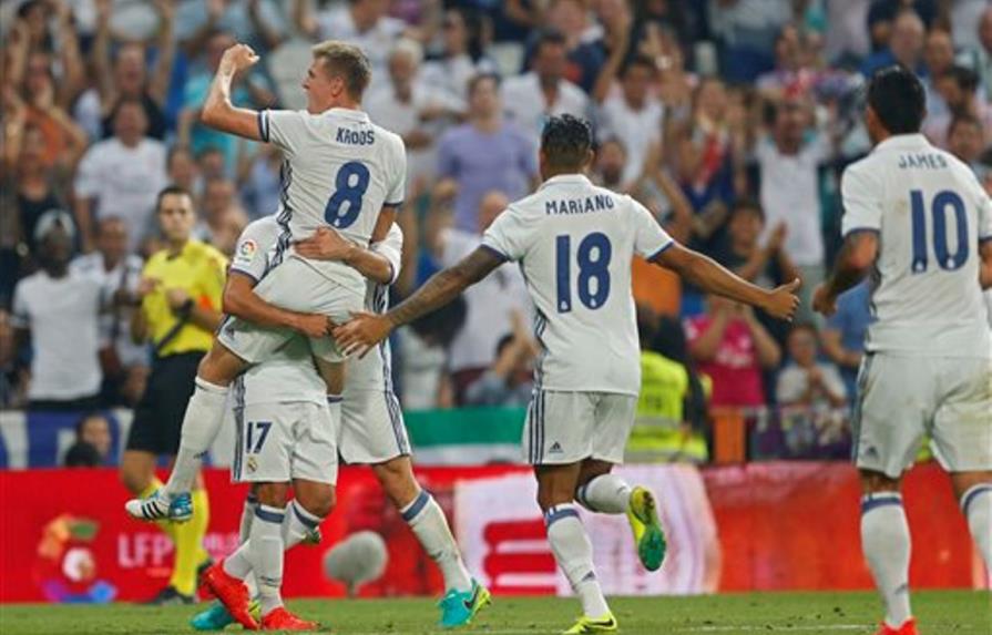 Morata y Kroos marcan, James juega y el Real Madrid gana 