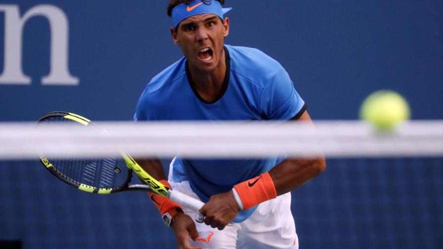 Nadal sortea sin apuros su debut en el US Open y Puig cae en primera ronda