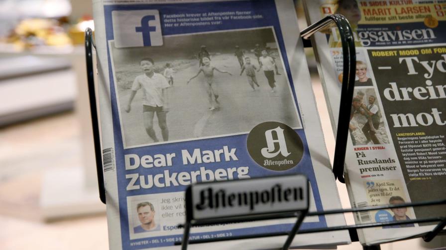 Polémica contra Facebook en Noruega por censurar foto de “La niña del napalm” Polémica contra Facebook en Noruega por censurar foto de “La niña del napalm”