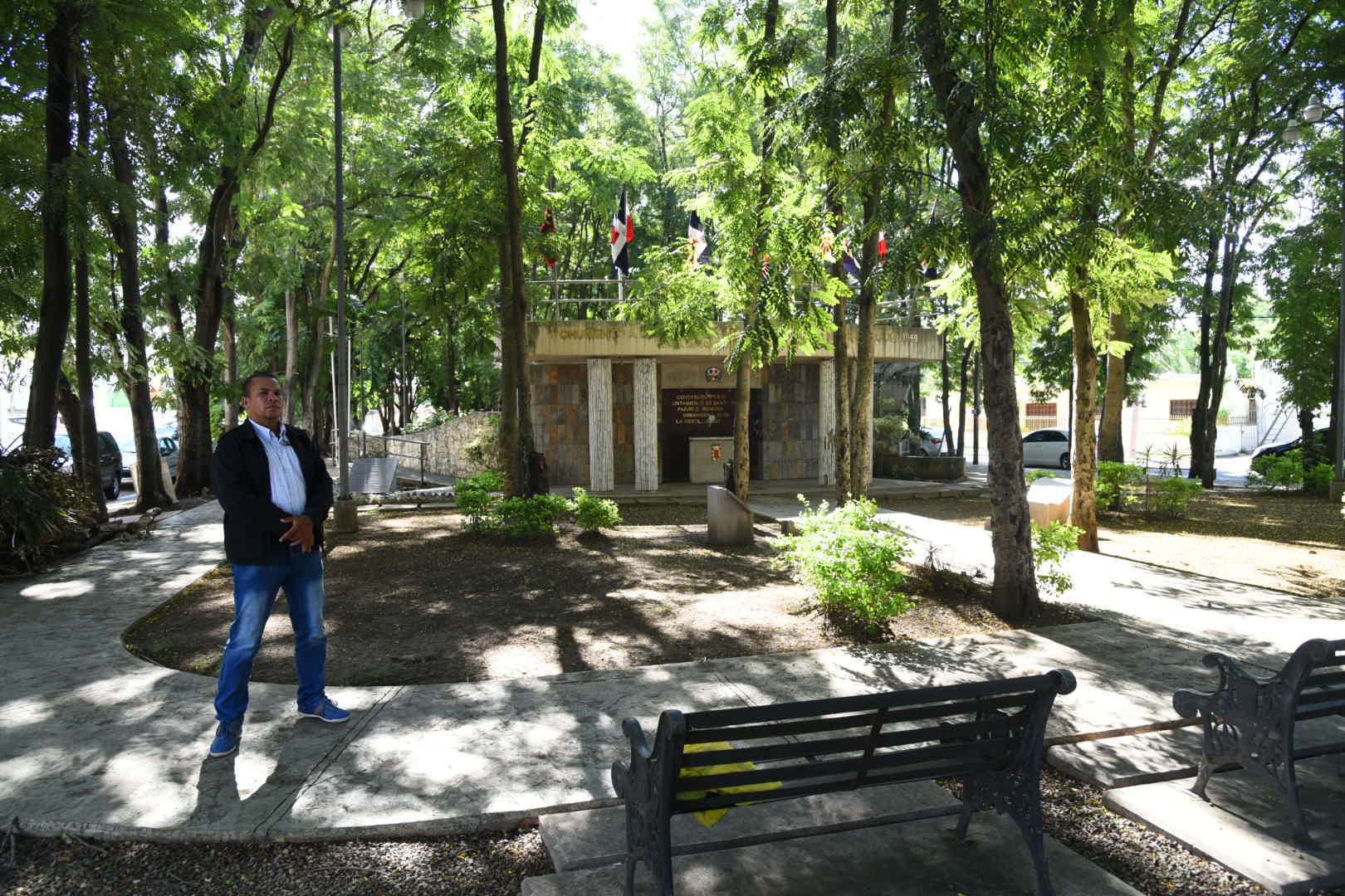 Parque en honor a los héroes del 14 y 20 de Junio del 1959, ubicado en el sector Los Jardines Metropolitanos, de esta ciudad