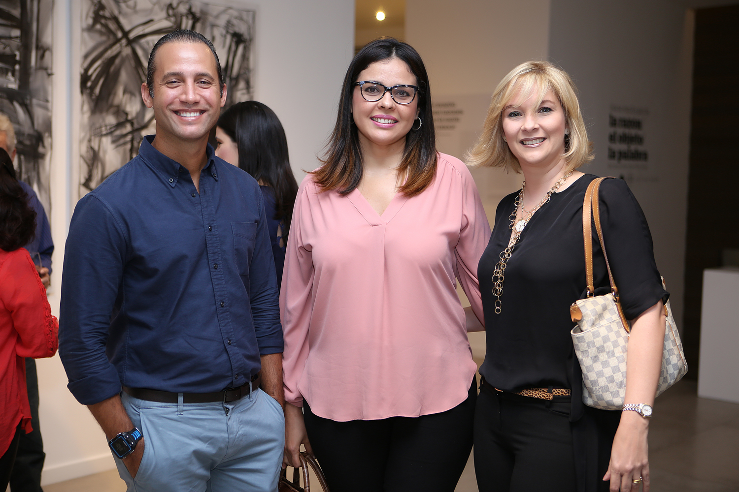 José Llano, Yvonne Patxot y Rosanna Sos.