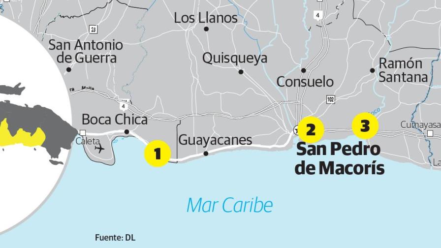 6 paradas rumbo al Este