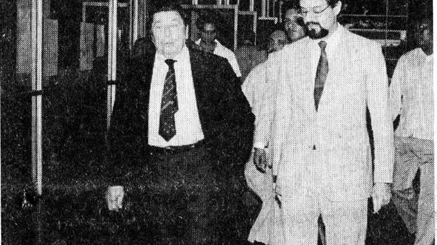 Con Yupanqui en el Museo