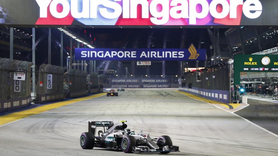 Nico Rosberg (Mercedes) gana el GP de Singapur de F1 y pasa a liderar el Mundial