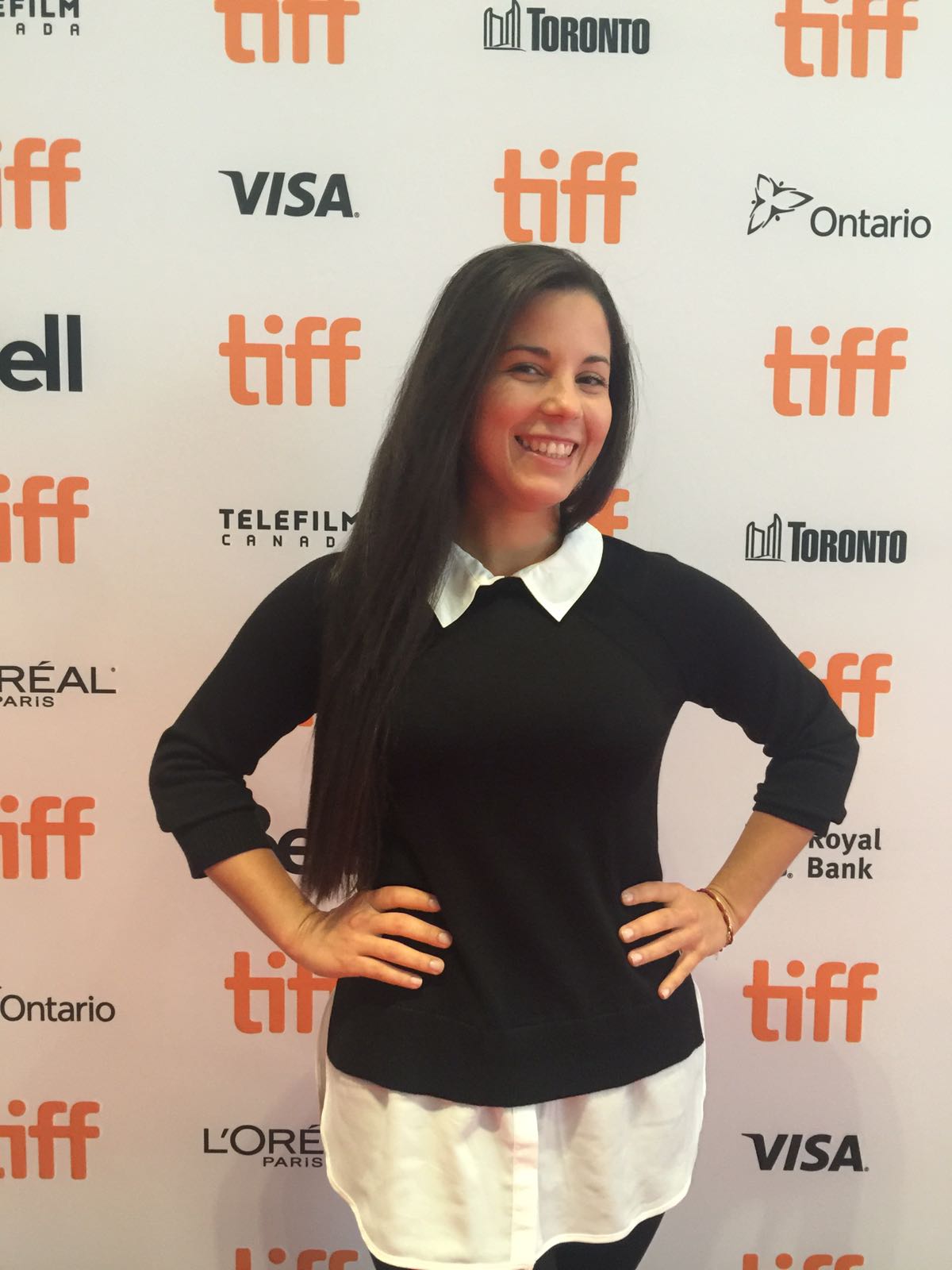 Yanilis, en la presentación de su película