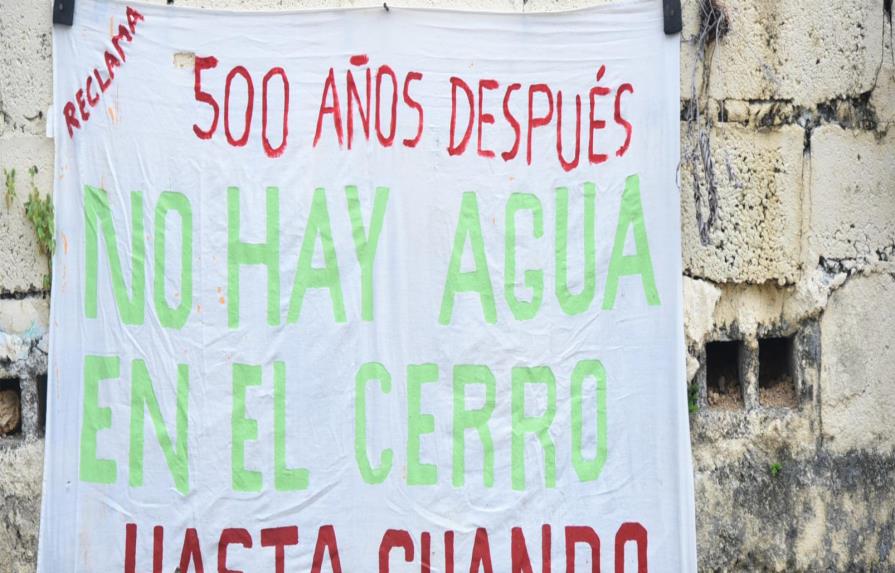 Residentes piden    la construcción   de un acueducto en Santo Cerro