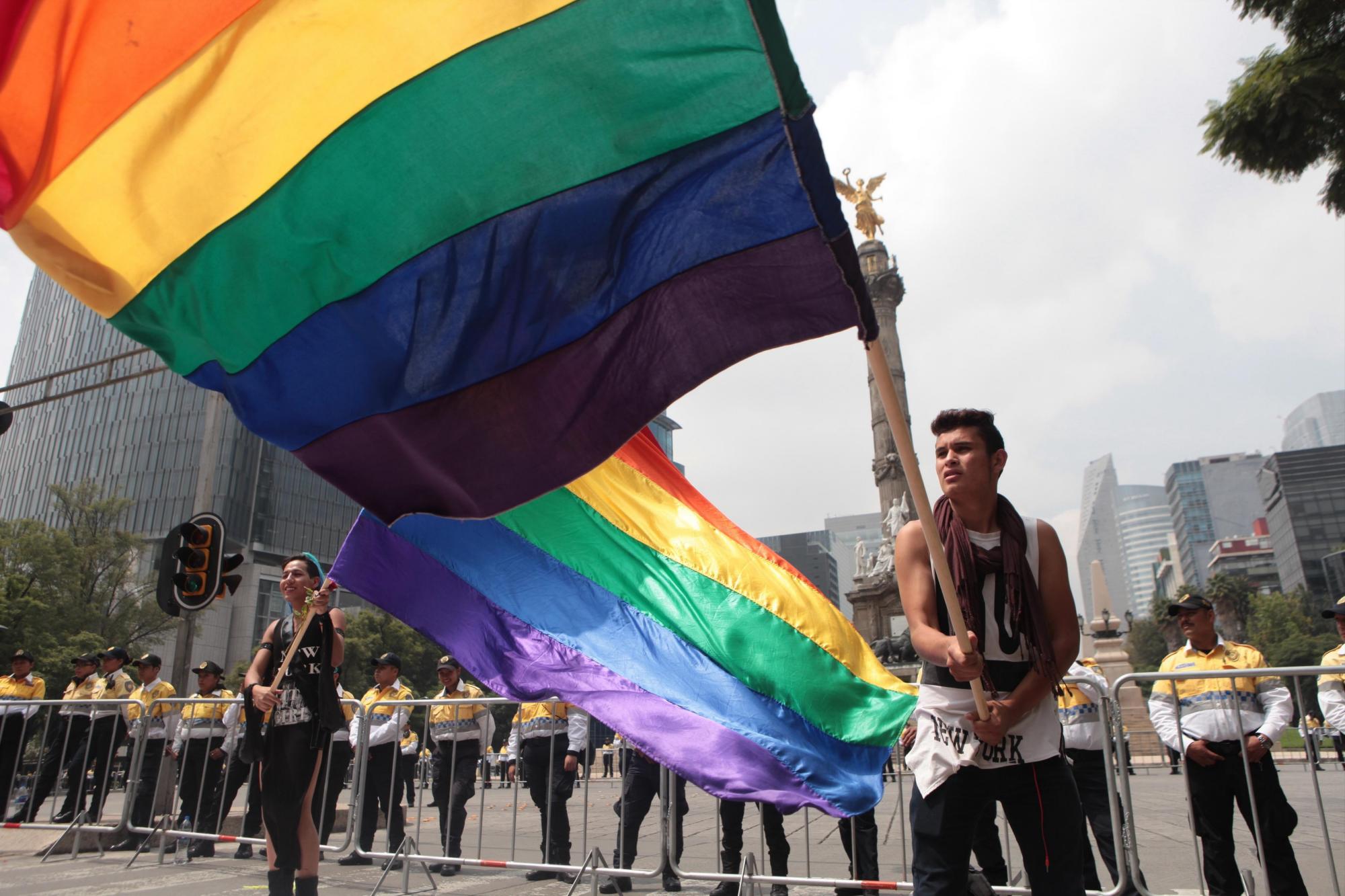 Marcha a favor de matrimonio gay en México